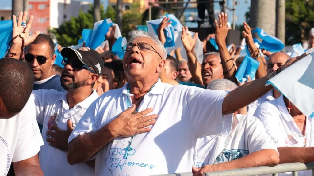 Imagem Romaria Terco dos Homens 2020 missa do artigo 5 curiosidades da Romaria do Terço dos Homens