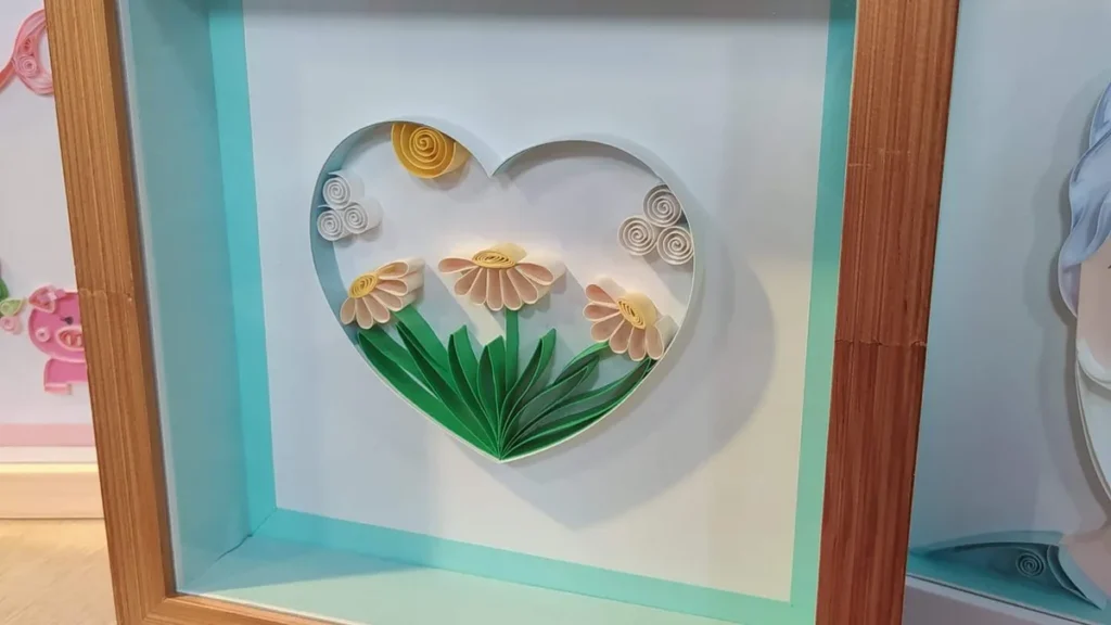 Imagem WhatsApp Image 2023 02 09 at 13.30.51 Easy Resize.com do artigo Coração floral (quilling) – Faça Você Mesmo