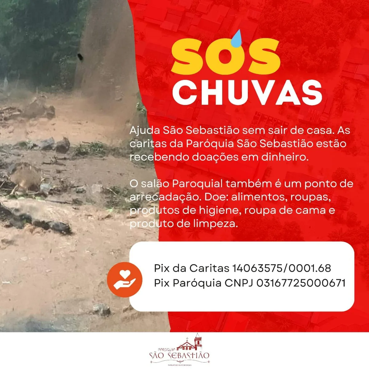 Facebook Paróquia São Sebastião - SP