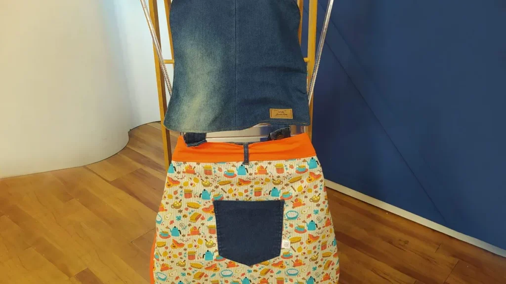 Imagem Avental jeans dupla face 4 em 1 do artigo Avental Jeans Dupla Face 4 Em 1 (Costura Criativa) – Faça Você Mesmo