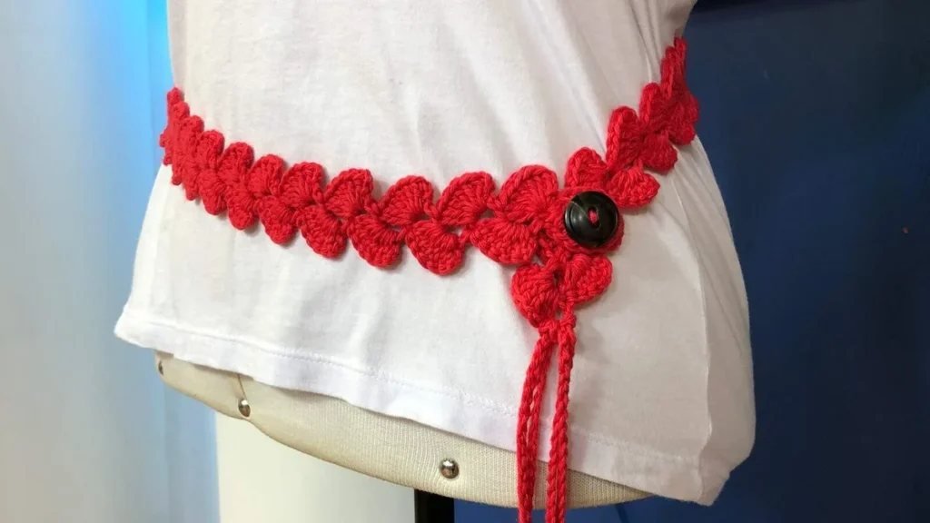 Imagem cinto de croche do artigo Cinto decorativo em Crochê - Faça Você Mesmo