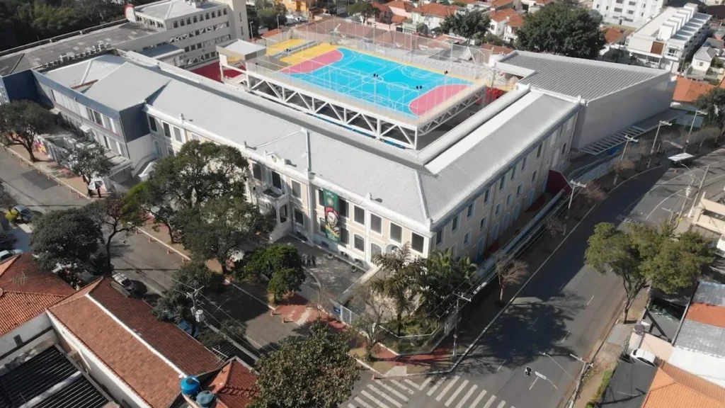 Imagem Aerea Colegio Sanfra do artigo Colégio São Francisco Xavier em São Paulo completa 95 anos