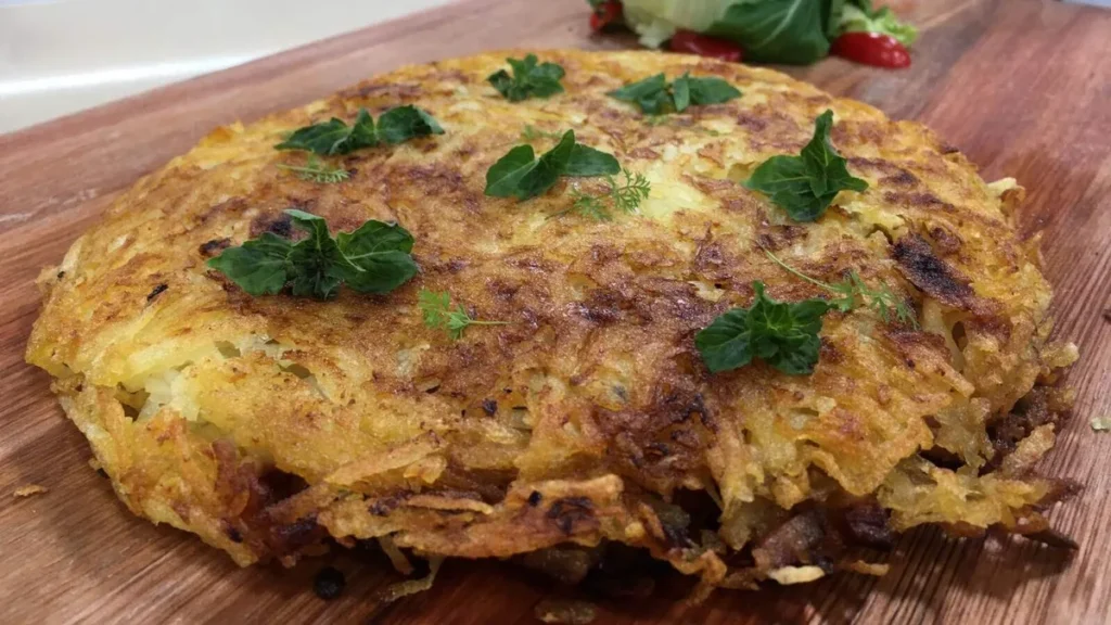 Imagem batata rosti santa receita. do artigo Batata Rosti - Santa Receita