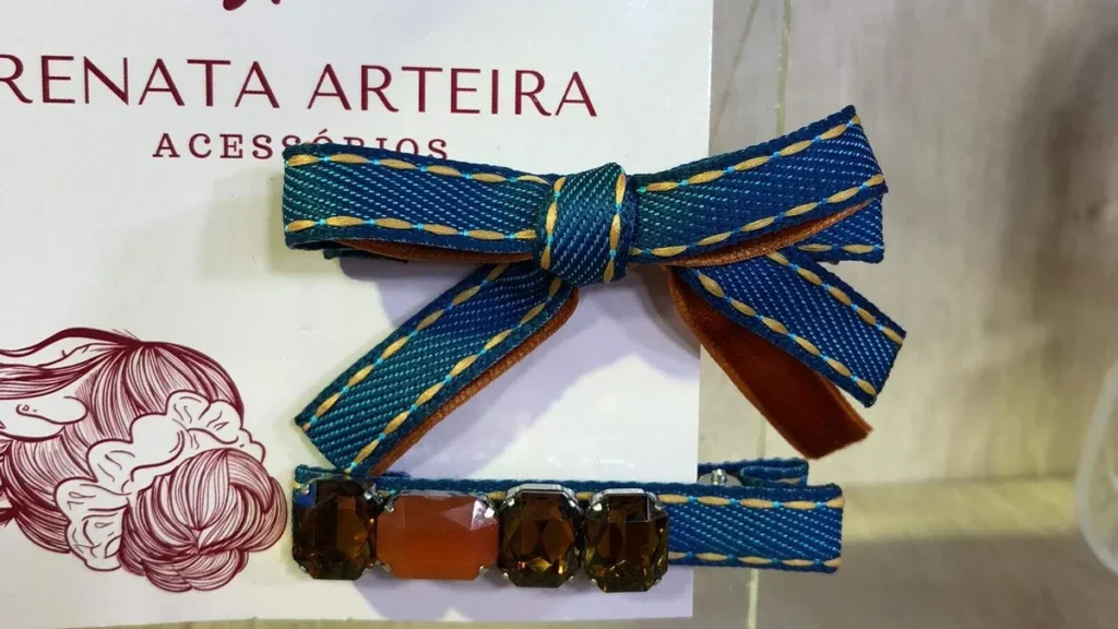 Imagem Hairclip Laco Duplo e Hairclip Pedraria do artigo Hairclip Laço Duplo e Hairclip Pedraria