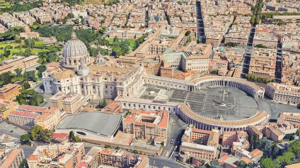 Imagem Cidade do Vaticano vista de cima do artigo Santa Sé investirá dinheiro arrecadado com imóveis em obras sociais