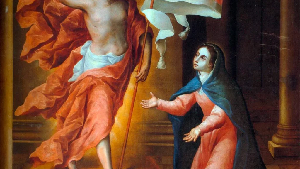Imagem Jesus Ressuscitado e a Virgem Maria do artigo Maria e a ressurreição de Jesus