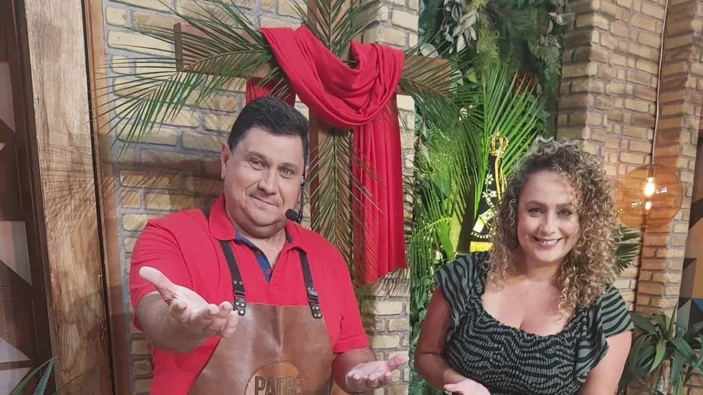 Imagem Padre chef e Bianca Laua do artigo “Sabor de Vida” destaca o Domingo de Ramos com Gastronomia e Fé