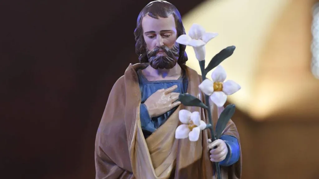 Solenidade em honra a São José no Santuário de Aparecida.