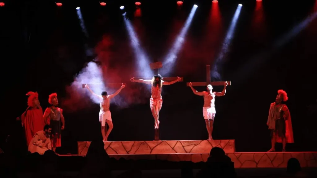 Imagem Auto da Paixao no Santuario Nacional de Aparecida do artigo Espetáculo da Paixão de Cristo estreia no Santuário Nacional