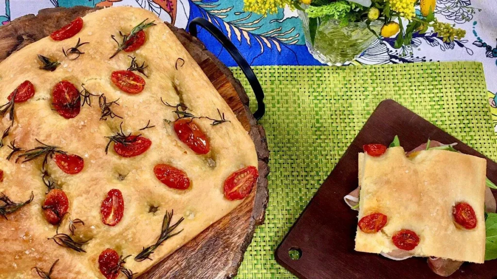 Imagem focaccia salgada do artigo Focaccia Salgada - Santa Receita