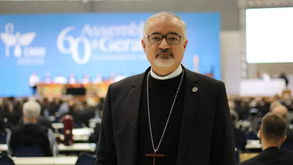 Imagem Dom Joao Justino Arcebispo de Goiania do artigo Conheça o novo primeiro vice-presidente da Conferência Nacional dos Bispos do Brasil