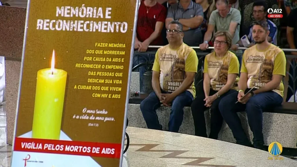 Imagem Pastoral Aids celebra Missa e Vigilia no Santuario Nacional do artigo Igreja Católica reza em memória aos mortos pela Aids