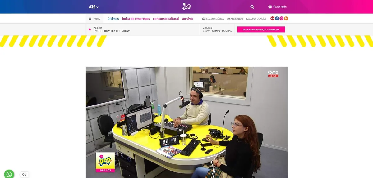Site Rádio Pop