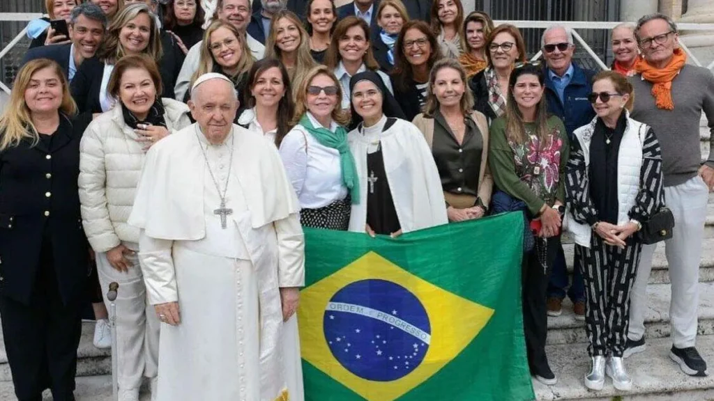 Imagem Papa Francisco durante Audiencia Geral do artigo Audiência Geral: Papa Francisco pede coragem aos jovens