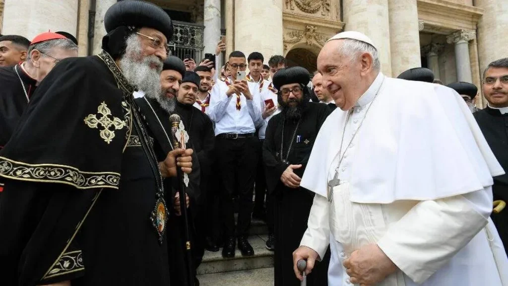 Imagem Papa Francisco durante Audiencia Geral do artigo Em dia de Audiência Geral, Papa faz apelo à unidade dos cristãos