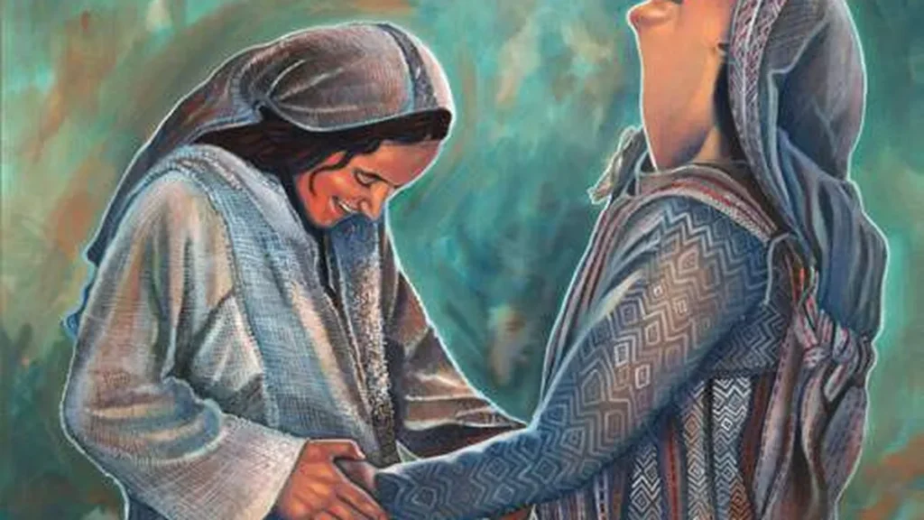 Imagem Visitacao de Nossa Senhora a Isabel do artigo Detalhes da festa da Visitação de Nossa Senhora