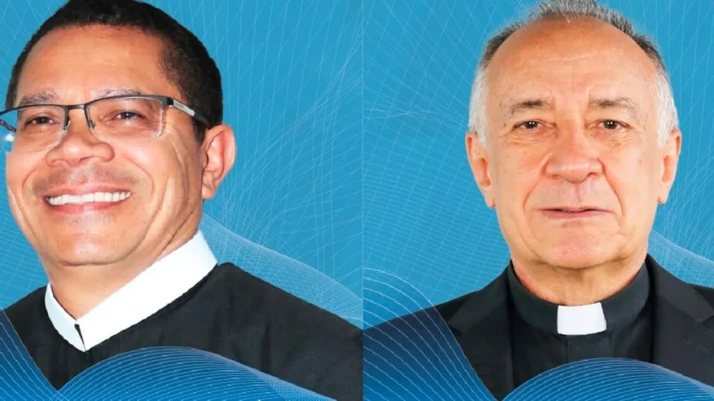 Imagem novos bispos da bahia Joao Batista Alves do Nascimento C.Ss.R. e conego Juraci Gomes de Oliveira do artigo Duas dioceses da Bahia têm novos bipos; um deles é redentorista