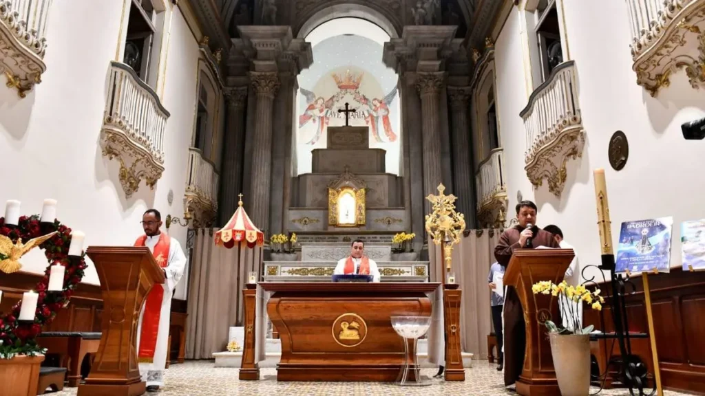 Imagem ultima noite da Novena de Pentecostes do artigo Novena de Pentecostes chega ao fim na Basílica Histórica de Nossa Senhora