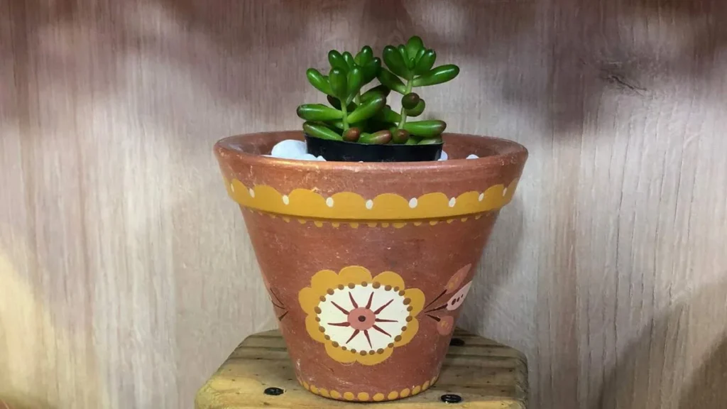 Imagem vaso de ceramica do artigo Pintura em Estilo Bauern no Vaso de Cerâmica - Faça Você Mesmo