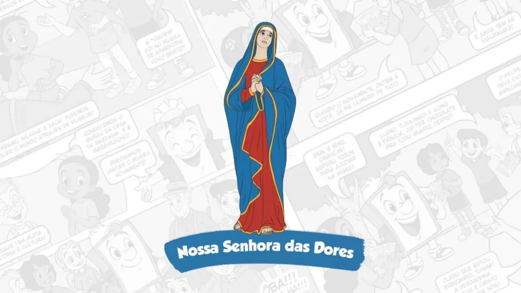 Imagem Destaque N. Sra. das Dores do artigo Nossa Senhora das dores para colorir