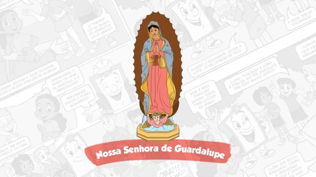 Imagem Destaque N. Sra. Guardalupe do artigo Nossa Senhora de Guadalupe para colorir
