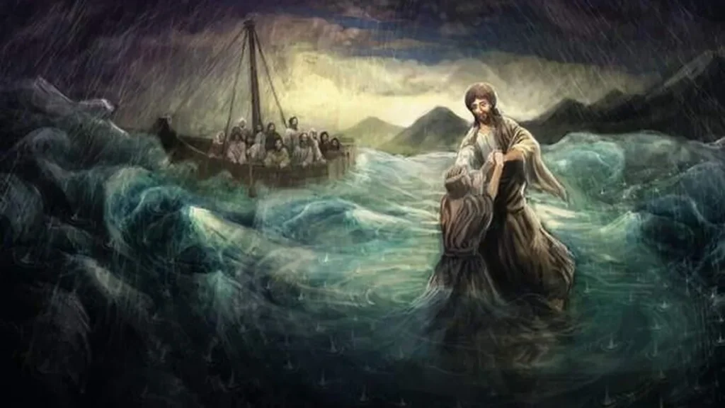 Imagem Jesus e o apostolo Pedro do artigo O apóstolo Pedro, o medo e o chamado de Deus