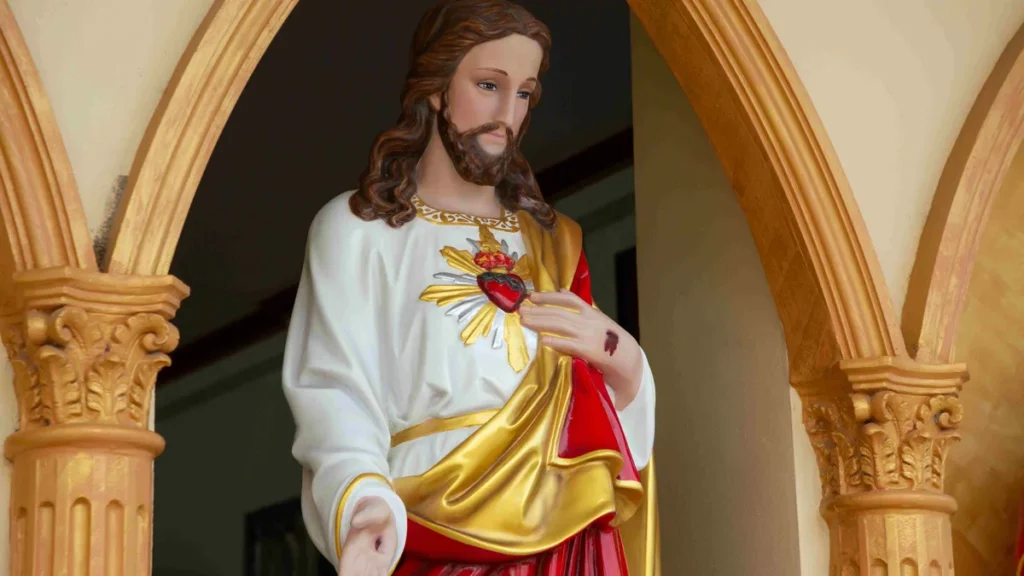 Imagem sagrado coracao de jesus do artigo Saiba a origem da devoção ao Sagrado Coração de Jesus