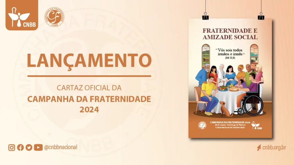 Imagem Campanha da Fraternidade 2024 do artigo Saiba o significado do cartaz da Campanha da Fraternidade 2024
