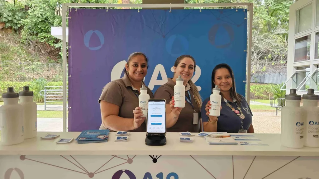 Imagem acao offline app aparecida santuario nacional do artigo A12 divulga Aplicativo Aparecida aos colaboradores do Santuário Nacional