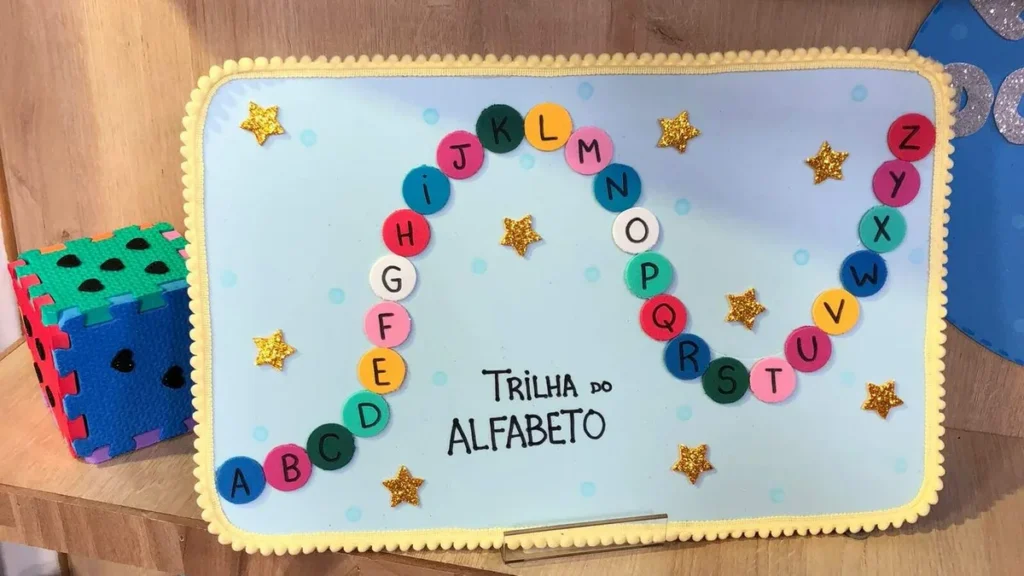 Imagem recurso educativo do artigo Recurso pedagógico "Trilha do Alfabeto" - Faça Você Mesmo
