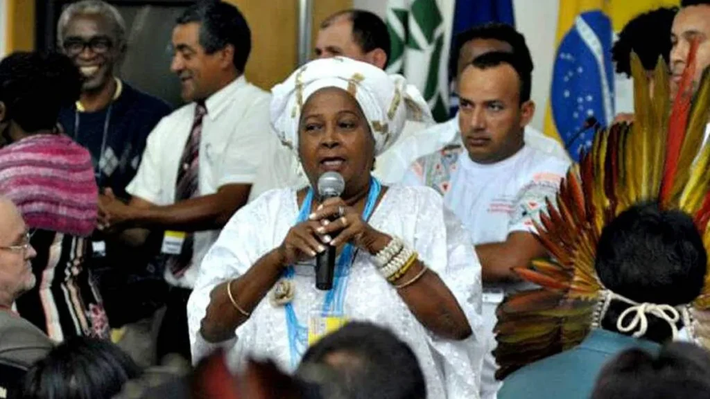 Imagem Ialorixa Bernadete Pacifico lider religiosa da Bahia do artigo CNBB manifesta tristeza pelo assassinato de líder religiosa na Bahia