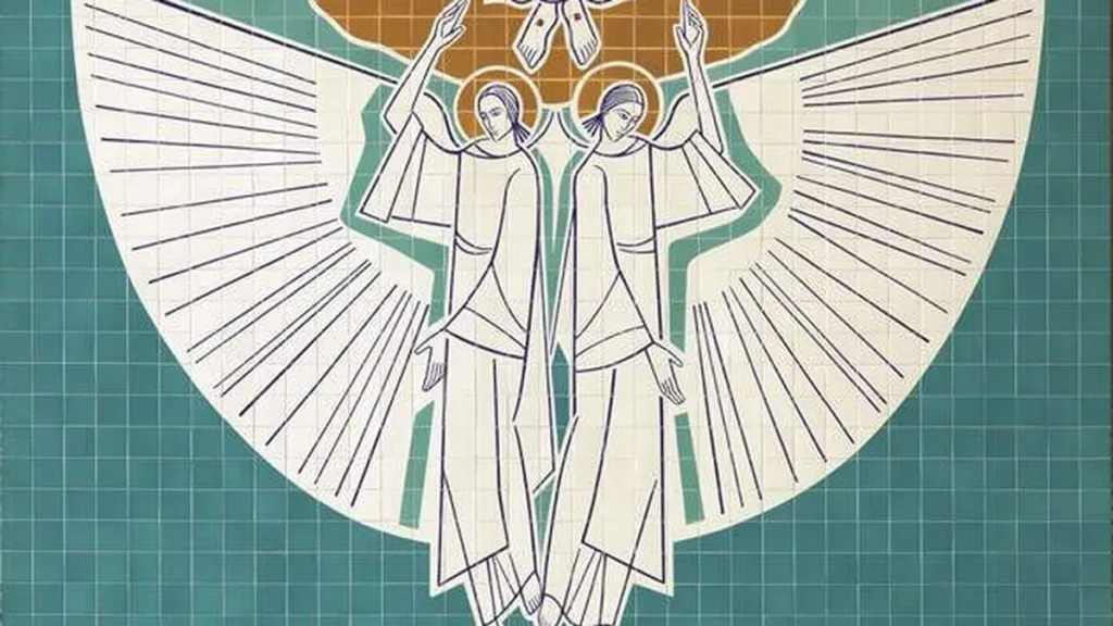 Imagem Jesus sobe aos ceus do artigo Ascensão: Jesus nos passa Sua missão (At 1,6-11)