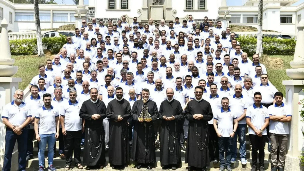 Missionários Redentoristas durante a Assembleia de Clausura da Província de São Paulo, em setembro de 2023