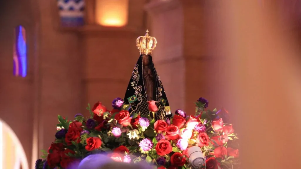 Imagem Nossa Senhora Aparecida do artigo Dia Oracional Mariano celebra um mês para a Festa da Padroeira