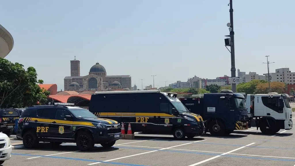Imagem PRF no Santuario 3 do artigo Polícia Rodoviária Federal dá dicas para peregrinações ao Santuário