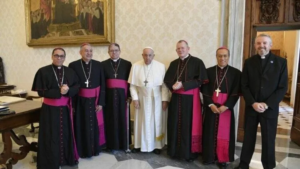 Imagem Papa Francisco recebe nova presidencia do CELAM em Audiencia do artigo Papa Francisco recebe a nova presidência do CELAM no Vaticano