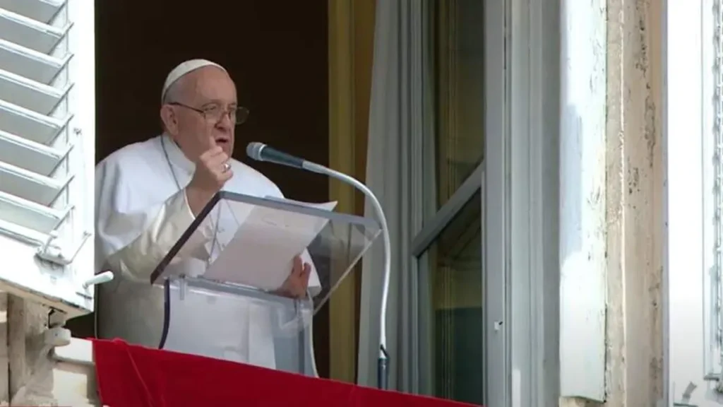Imagem papa francisco no angelus de 17 de set 2023 do artigo Papa Francisco diz que perdoar é condição para os seguidores de Cristo
