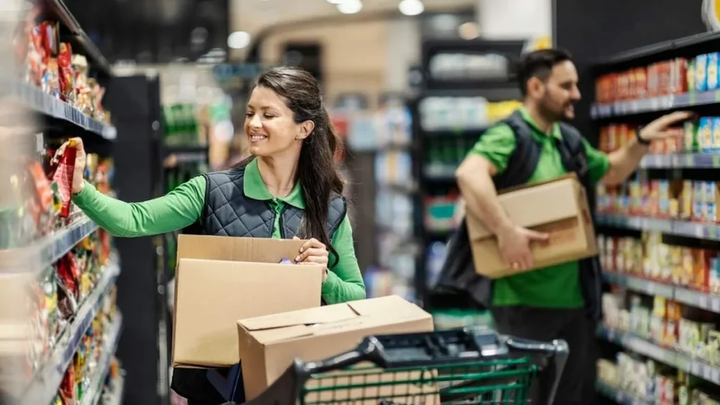 Imagem Empregados trabalhando em vagas temporarias de fim de ano do artigo Região deve abrir mais de 3 mil vagas de emprego para o Natal