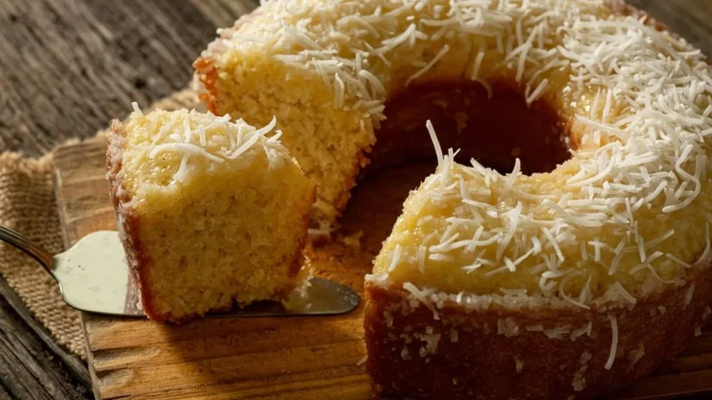 Imagem Bolo de coco Sabrores do Brasil do artigo Um bolo quase de brincadeira: Bolo de Coco Molhadinho