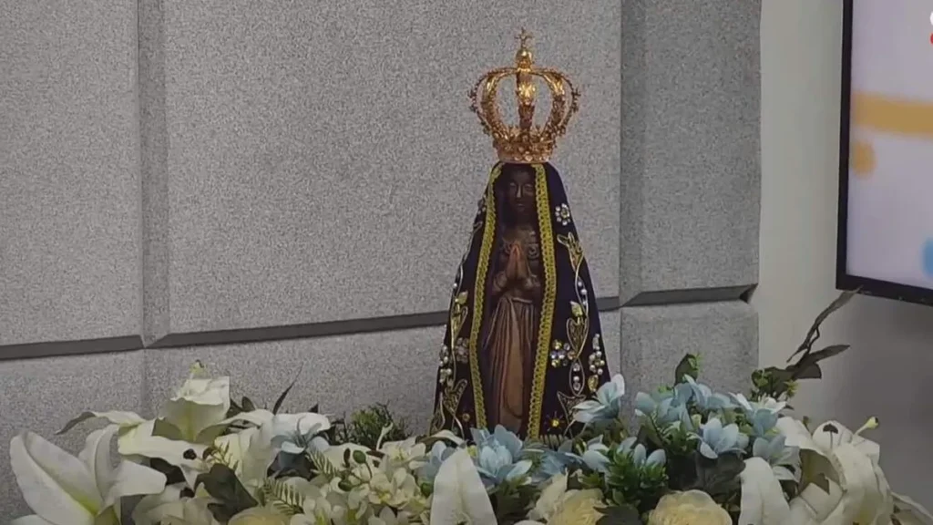 Imagem Nossa Senhora Aparecida do artigo "Pelas mãos de Nossa Senhora anunciar Cristo", exalta Dom Darci Nicioli