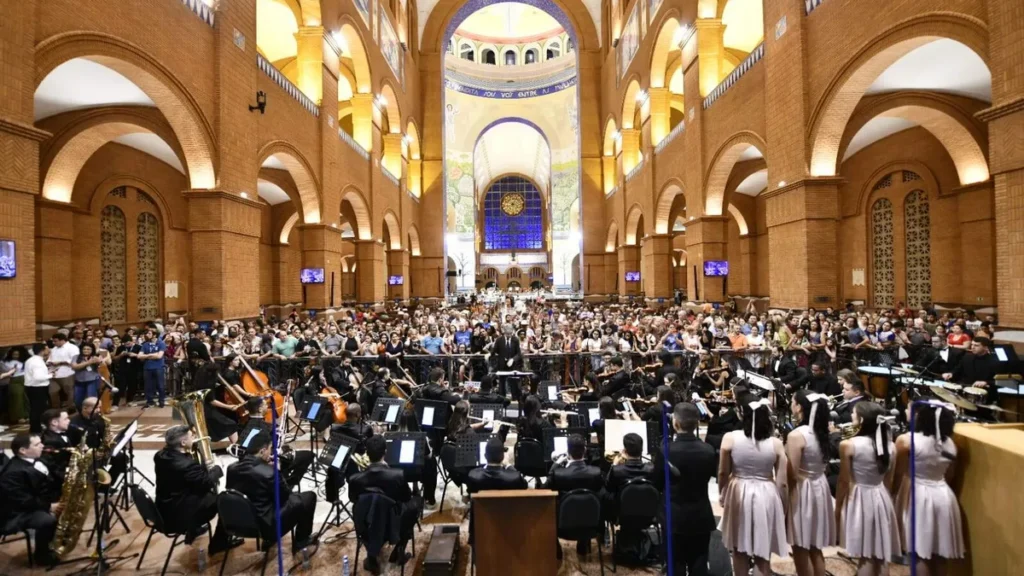 Apresentação da Orquestra do PEMSA no Festival da Padroeira