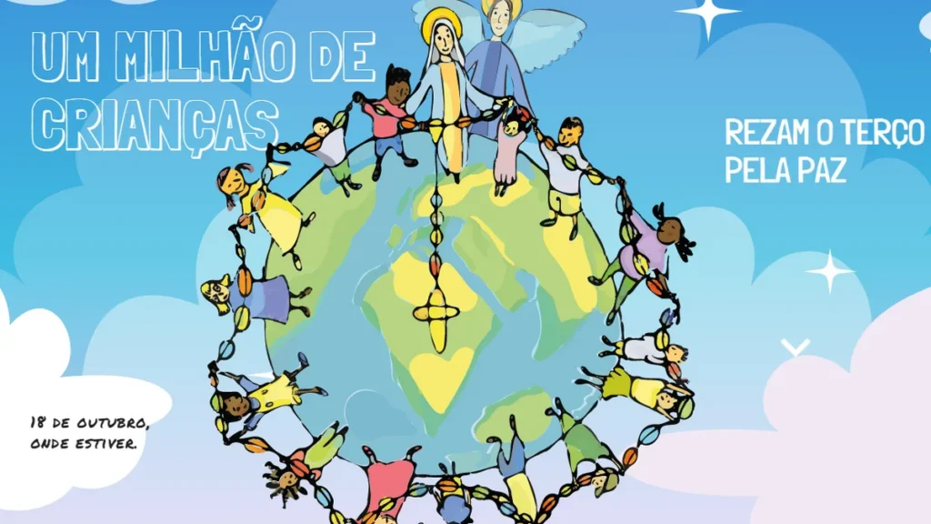 Campanha "Um milhão de Crianças rezam Terço pela Paz" acontecerá dia 18 de outubro