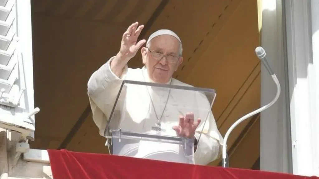 Imagem Papa Francisco Angelus do artigo Papa pede o cessar-fogo entre Israel e palestinos