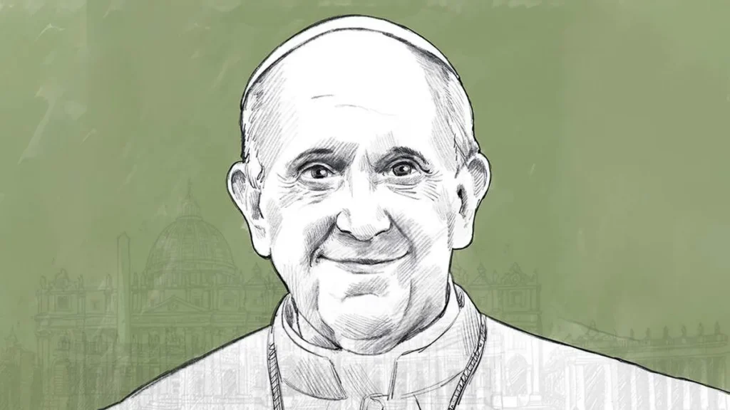Imagem Papa Francisco do artigo Podcast traz conselhos do Papa Francisco aos jovens