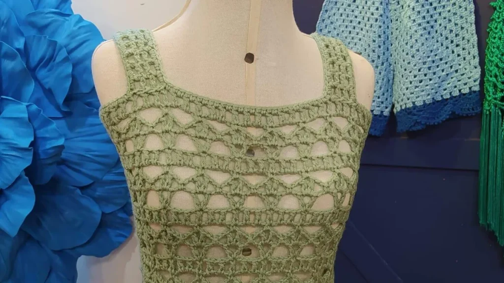 Imagem blusa trico do artigo Regata em crochê (Fio Harmony) - Faça Você Mesmo