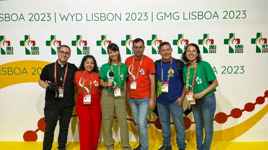 Imagem Especial Jovens de Fe do artigo Especial Jovens de Fé relembra cobertura histórica da JMJ 2023