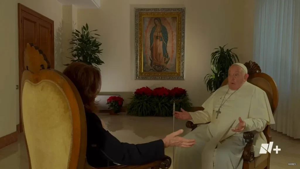 Imagem Papa em entrevista do artigo Papa: "Necessito que rezem por minha saúde: a velhice não se maquia"