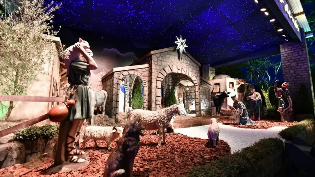 Imagem Presepio Santuario Nacional do artigo Santuário Nacional inicia hoje tradicional Novena de Natal