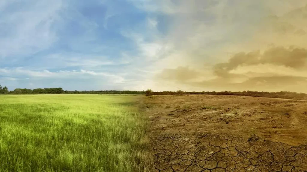 Imagem mudancas climaticas seca chuva do artigo Mudanças climáticas afetam a vida no planeta