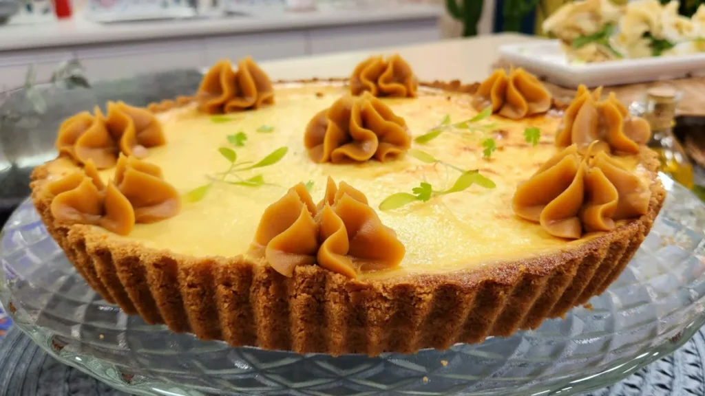 Imagem cheesecake de doce de leite do artigo Cheesecake de Doce de Leite - Santa Receita